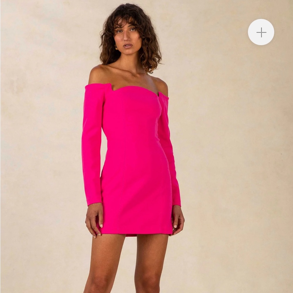 Misha BONITA BONDED CREPE MINI DRESS